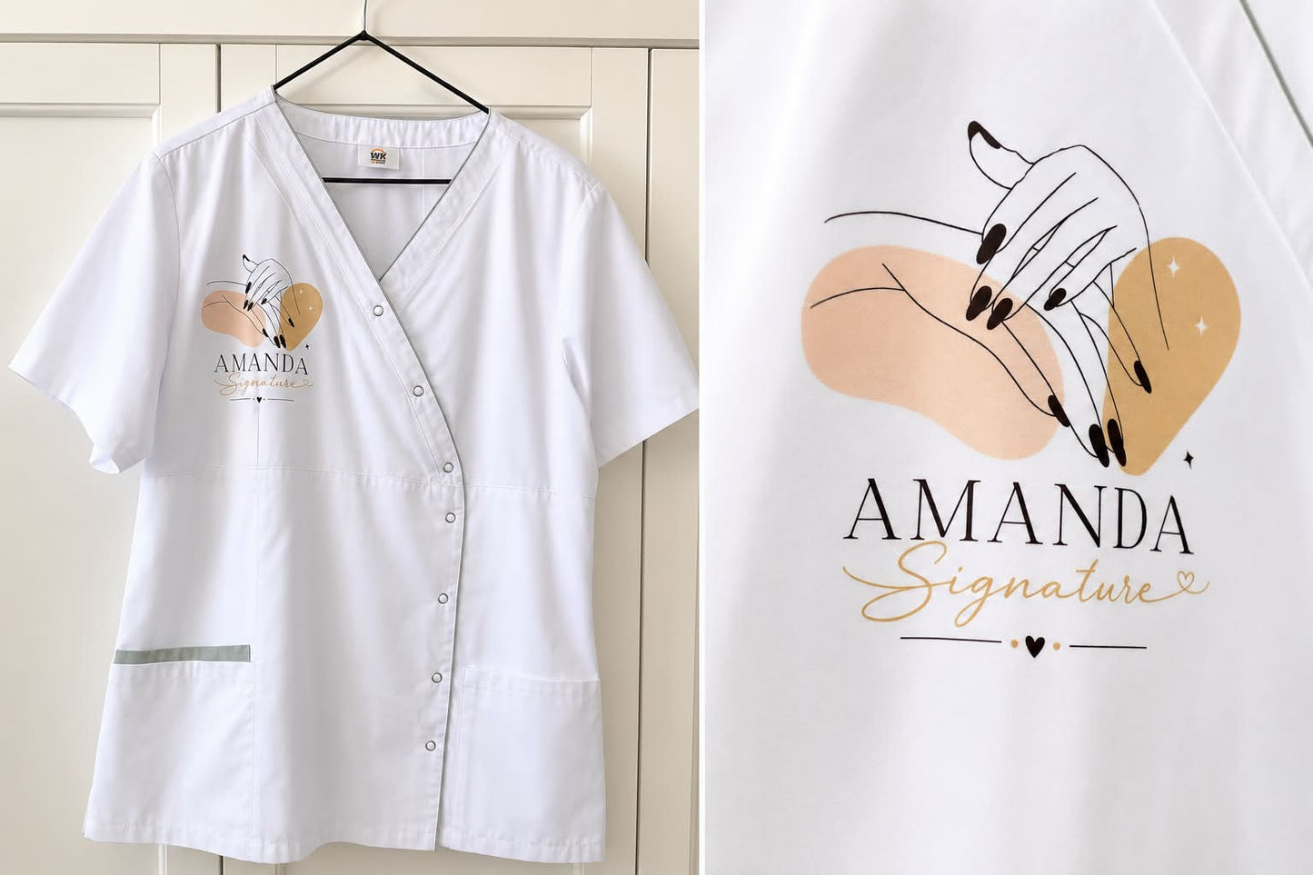 Blouse femme avec pression