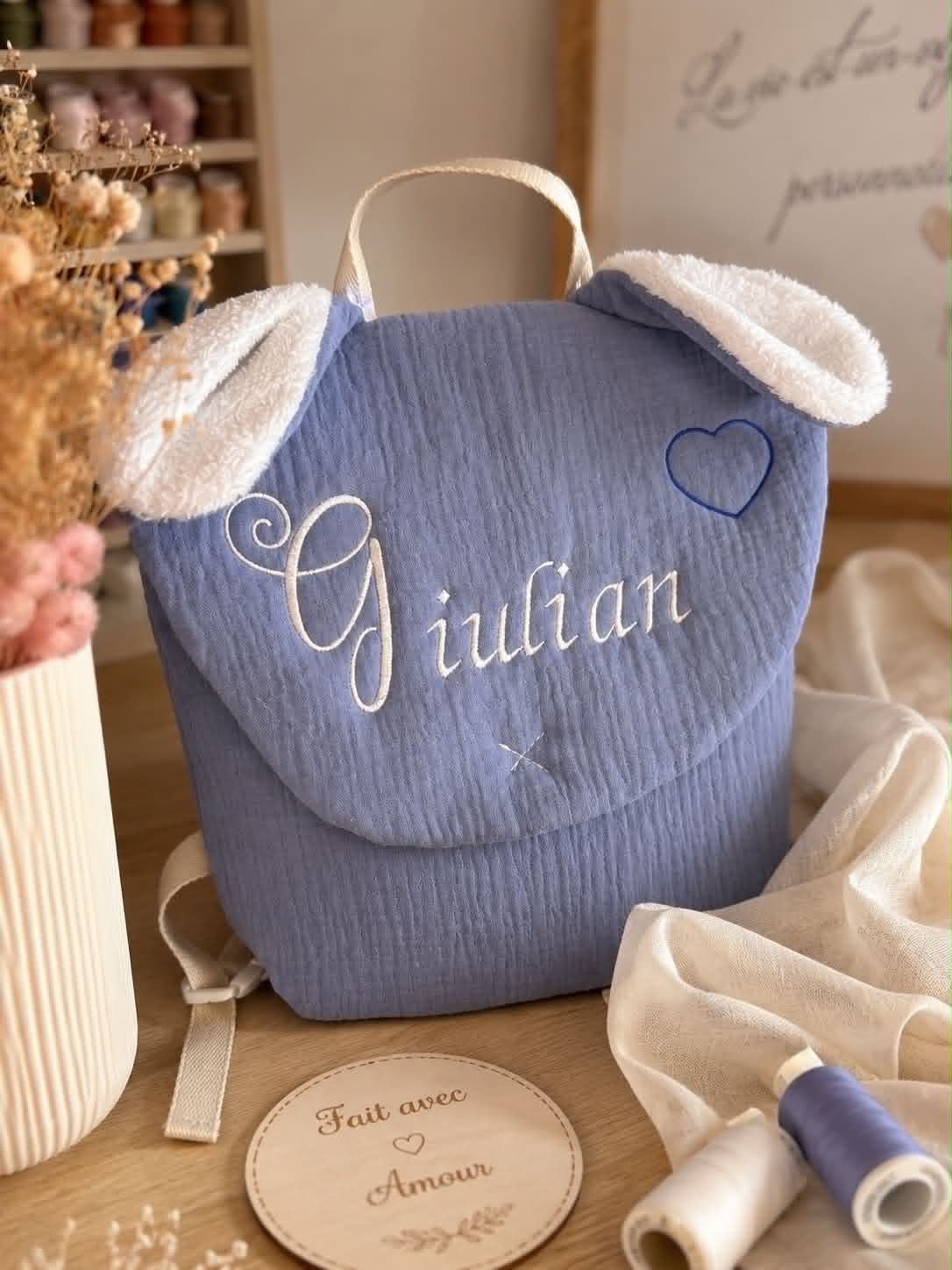 Sac à dos gaze de coton
