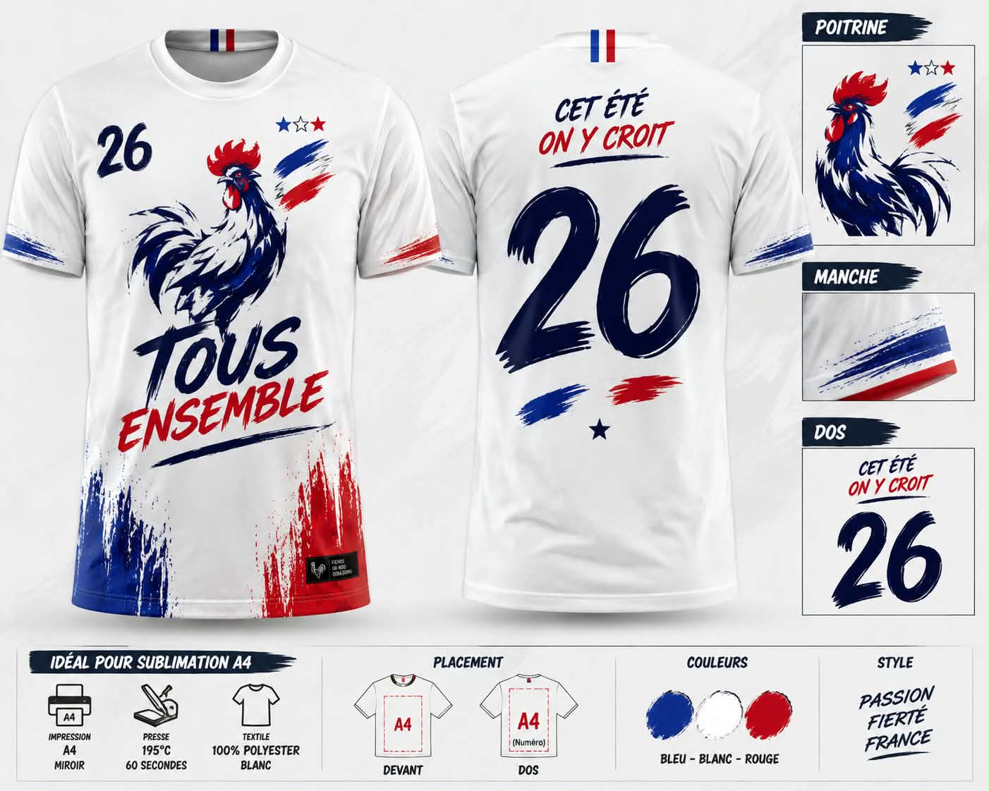 Tee Shirt France Final
